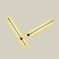 Minimalistisk stick vegglampe