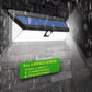 118 LED solcellelys 1000 lumen