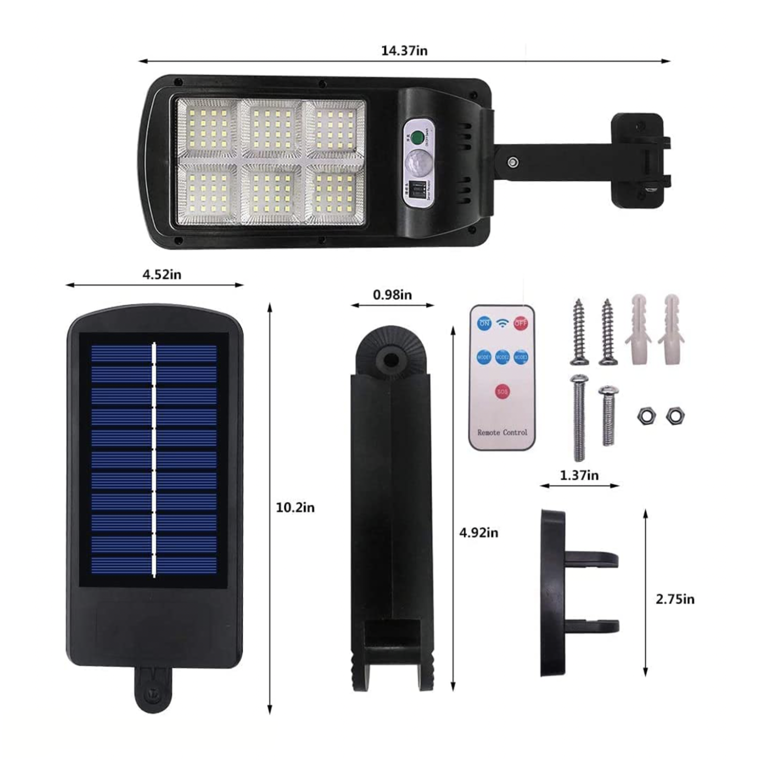 IlluminateSolar™- Den svært lyssterke solcelledrevne LED-gatelykten for gata