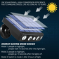 GuardSolar™- Solcelledrevet LED-sikkerhetslys med vidvinkel og bevegelsessensor